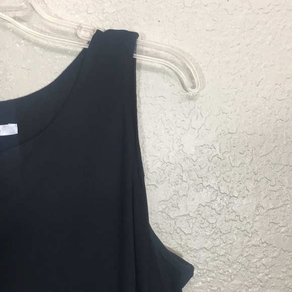 NYGARD Jersey Knit Chiffon Overlay with Crisscross Back Yoke and Side Vents - Picture 6 of 15